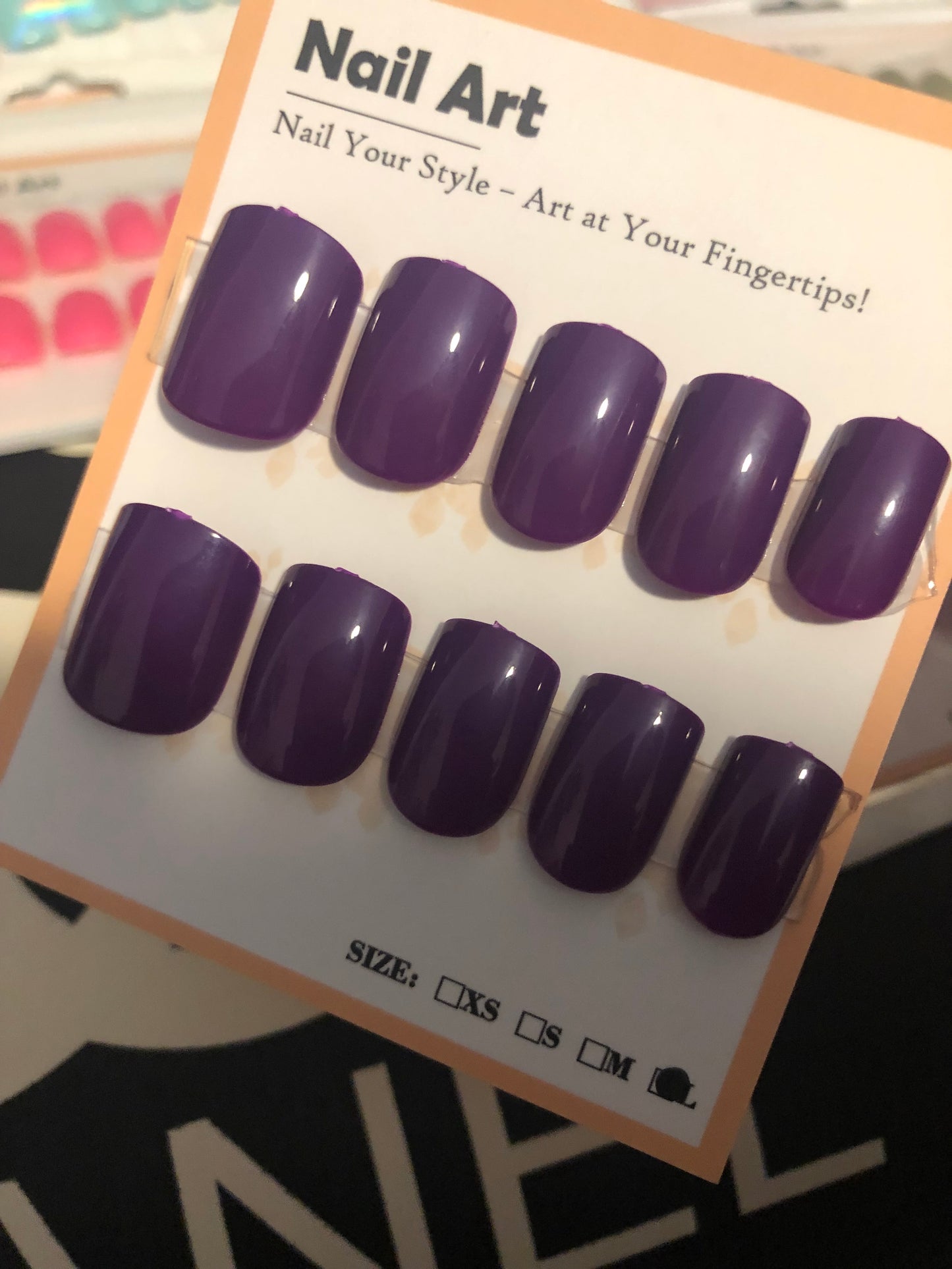 Dark Purple Square Shorties