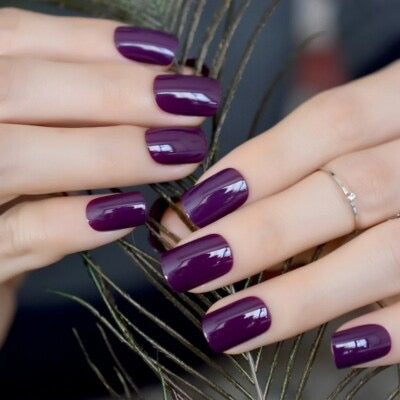 Dark Purple Square Shorties